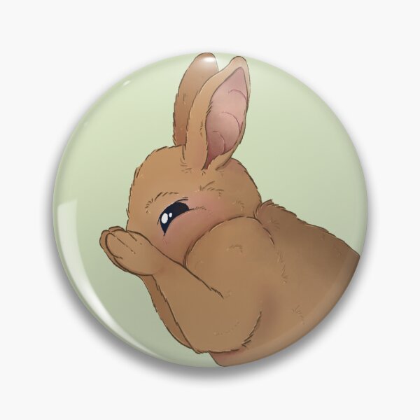 Item preview, Shy orange bunny designed and sold by dinosaphira99.