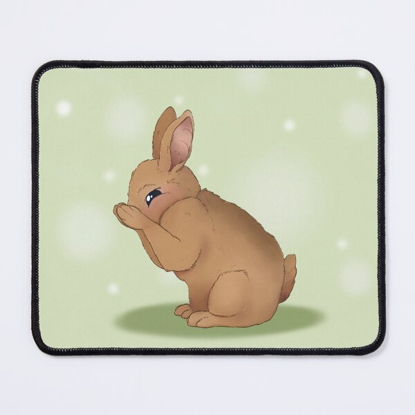 Item preview, Shy orange bunny designed and sold by dinosaphira99.