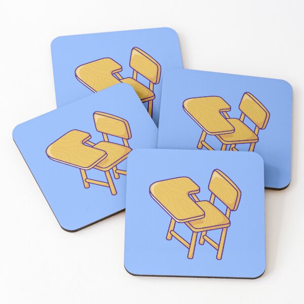 Item preview, Study Haven: Cartoon Vector Icon of Desk and Chair designed and sold by hjian8219.