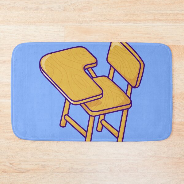Item preview, Study Haven: Cartoon Vector Icon of Desk and Chair designed and sold by hjian8219.
