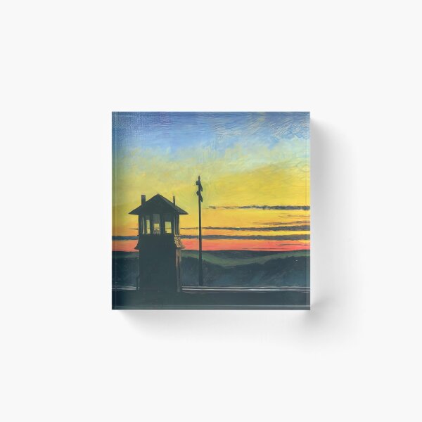 Item preview, Edward Hopper railroad sunset edward hopper paintings  designed and sold by Amy-Hamilton.