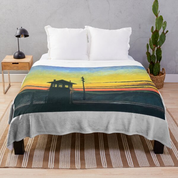 Item preview, Edward Hopper railroad sunset edward hopper paintings  designed and sold by Amy-Hamilton.