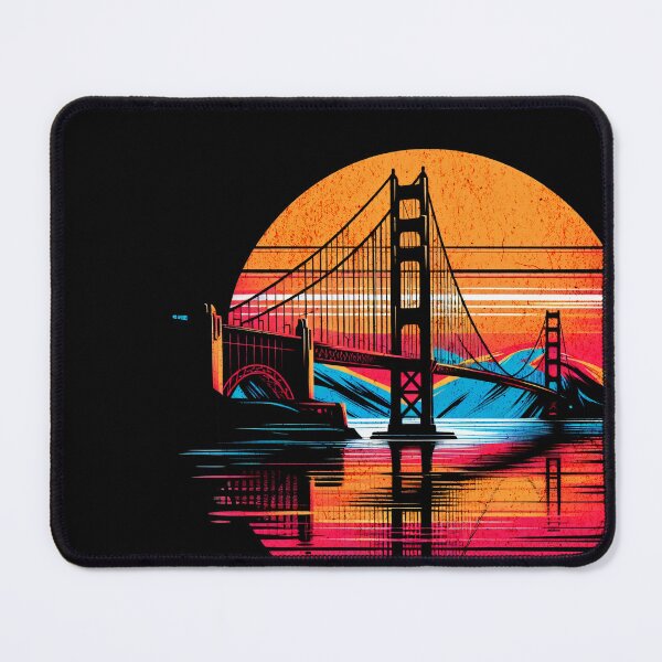 Item preview, Golden Gate Bridge San Francisco Circle Design designed and sold by RedDesignSyc.