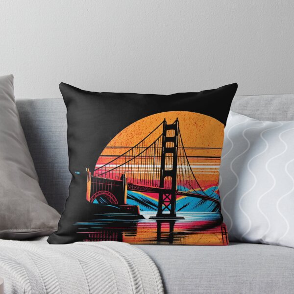 Item preview, Golden Gate Bridge San Francisco Circle Design designed and sold by RedDesignSyc.