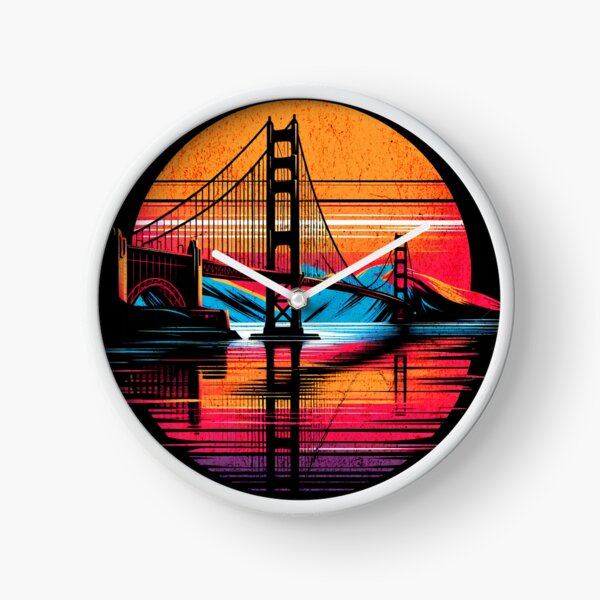 Item preview, Golden Gate Bridge San Francisco Circle Design designed and sold by RedDesignSyc.