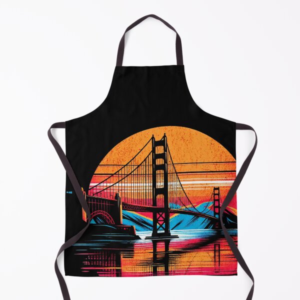 Item preview, Golden Gate Bridge San Francisco Circle Design designed and sold by RedDesignSyc.