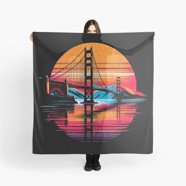 Item preview, Golden Gate Bridge San Francisco Circle Design designed and sold by RedDesignSyc.