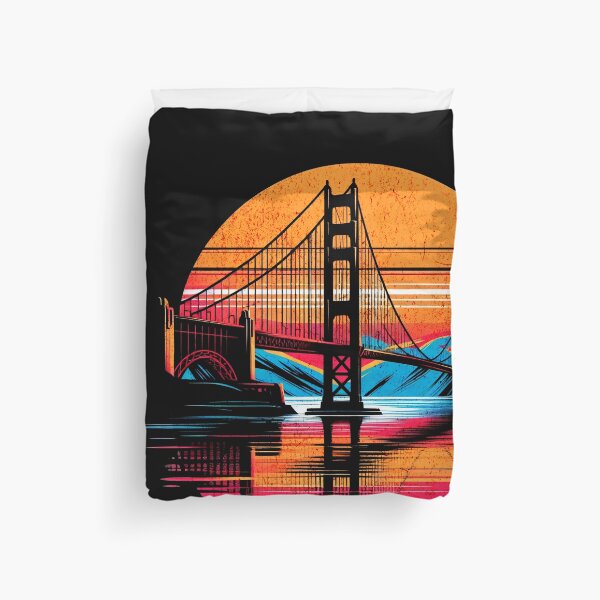 Item preview, Golden Gate Bridge San Francisco Circle Design designed and sold by RedDesignSyc.