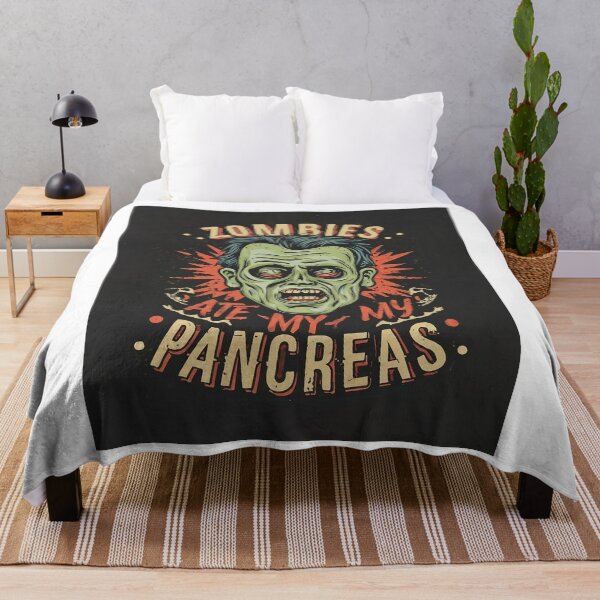 Item preview, Zombies ate my pancreas sticker, T1D Diabetic diabetes awareness, diabetes awareness gift sticker, funny Diabetic gift designed and sold by Footy Frenzy.