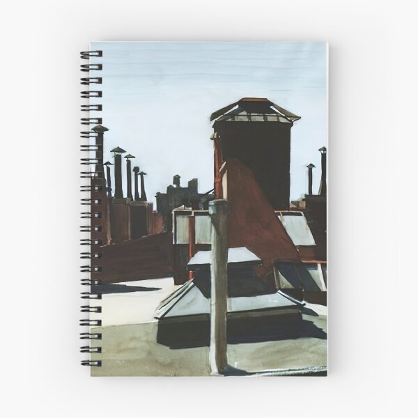 Item preview, roofs of washington by edward hopper designed and sold by Amy-Hamilton.