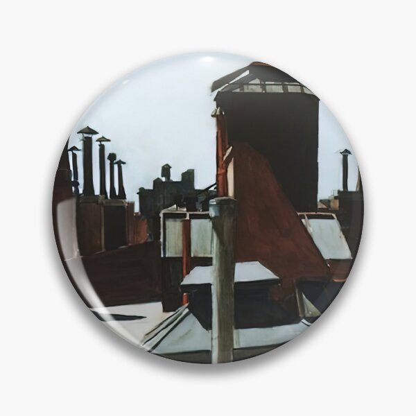 Item preview, roofs of washington by edward hopper designed and sold by Amy-Hamilton.