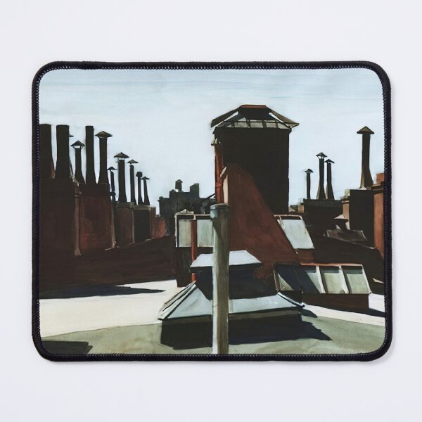 Item preview, roofs of washington by edward hopper designed and sold by Amy-Hamilton.