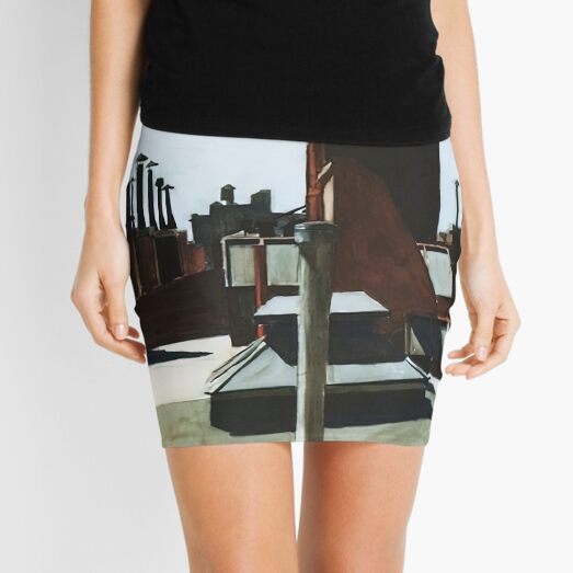 Item preview, roofs of washington by edward hopper designed and sold by Amy-Hamilton.