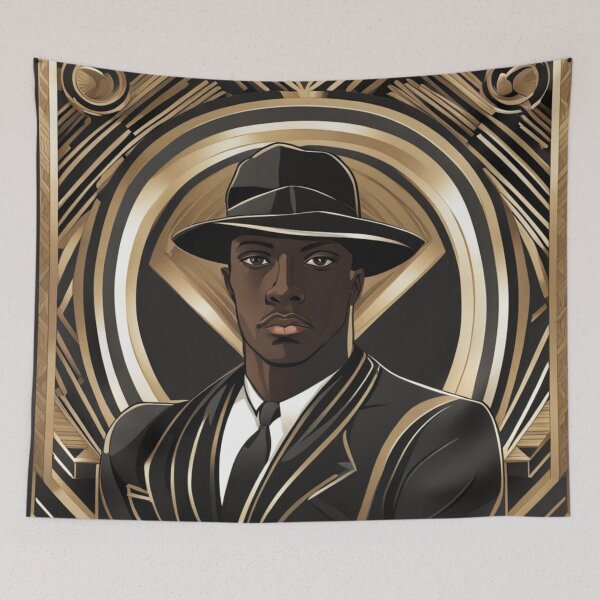 Item preview, Terrance art deco man  designed and sold by EclecticDen.