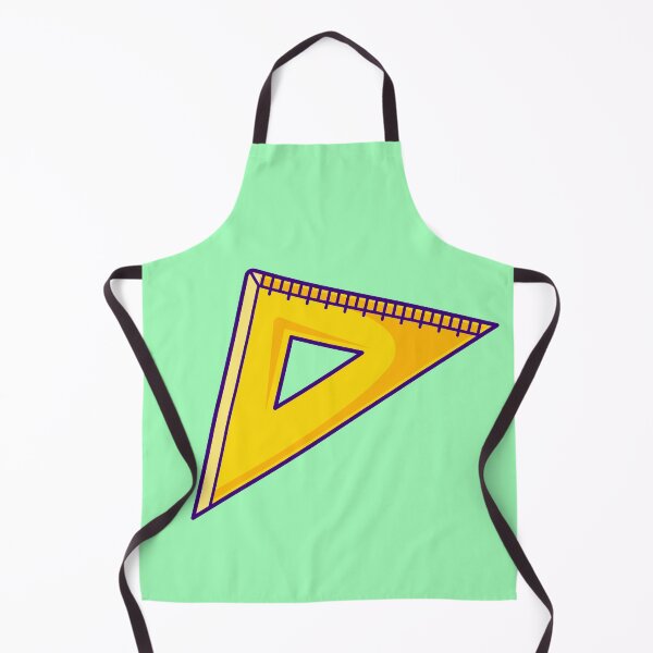 Item preview, Geometry Fun: Cartoon Vector Icon of Triangle Ruler for Creative Learning designed and sold by hjian8219.