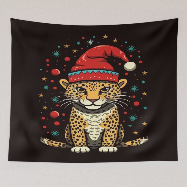 Item preview, Christmas Cheetah designed and sold by creativellashop.