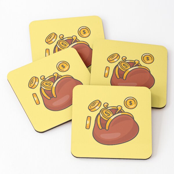 Item preview, "Golden Wallet Prosperity: Cartoon Vector Icon for Wealth and Finance" designed and sold by hjian8219.