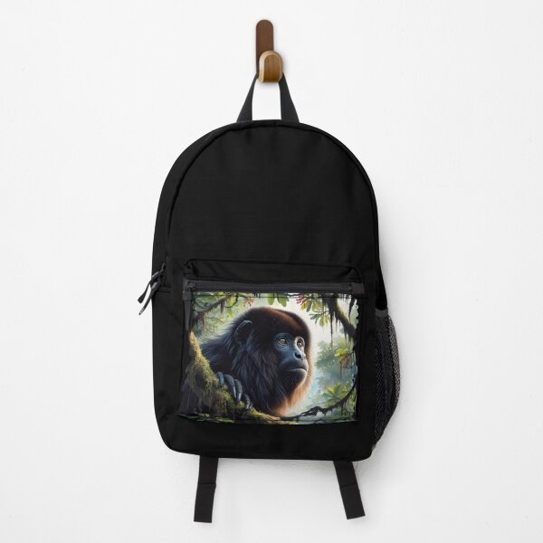 Item preview, Howler monkey animal art designed and sold by RubisLeaf.