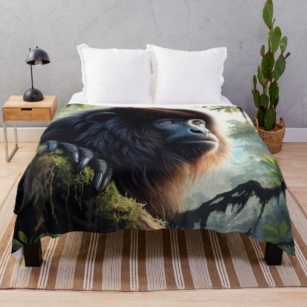 Item preview, Howler monkey animal art designed and sold by RubisLeaf.