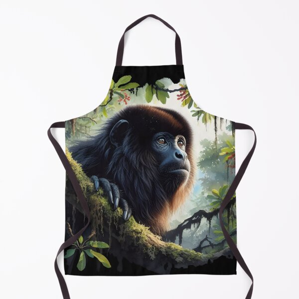 Item preview, Howler monkey animal art designed and sold by RubisLeaf.