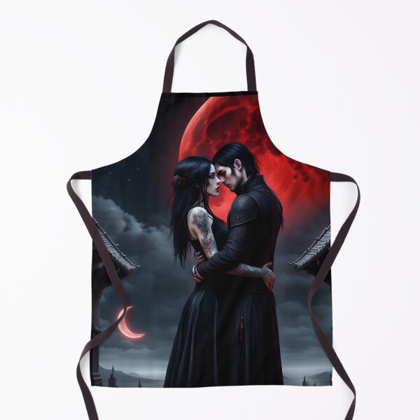 Item preview, Vampire couple, gothic love designed and sold by GothicRubette.