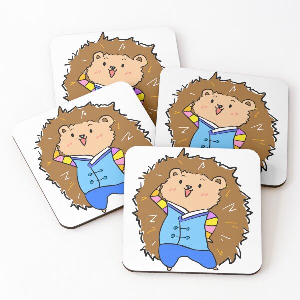 Item preview, Hedgehog Character "neumreum" in Colorful Hanbok designed and sold by s-ton.
