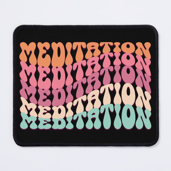 Item preview, Colorful Meditation Mantra" - Vibrant Mindfulness designed and sold by RaveNamaste.