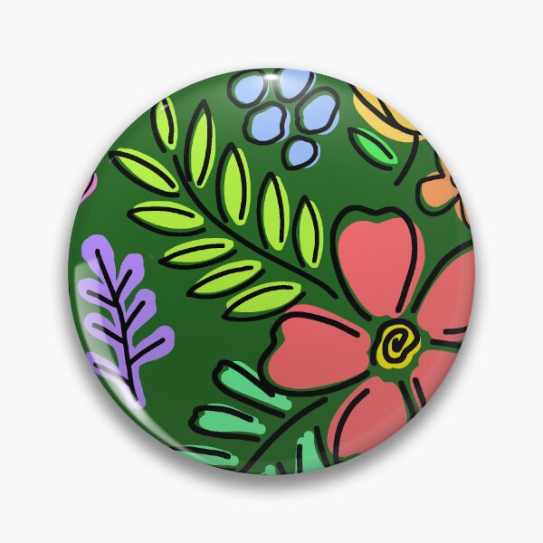 Item preview, Mural floral garden pattern designed and sold by Charmy Design.