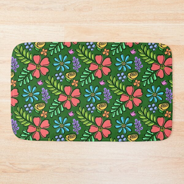 Item preview, Mural floral garden pattern designed and sold by Charmy Design.