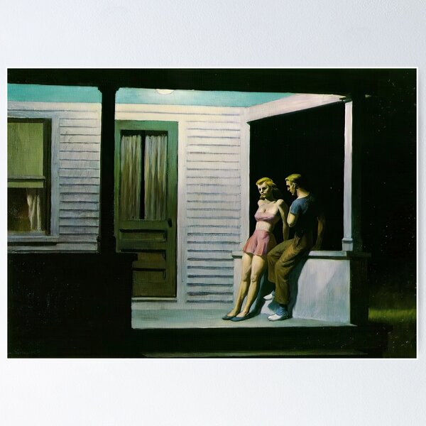 Item preview, summer evening edward hopper paintings  designed and sold by Amy-Hamilton.