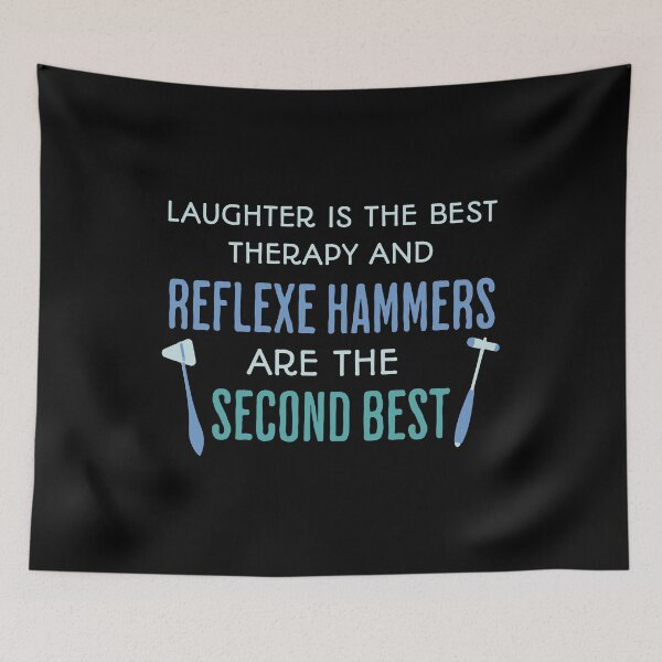 Item preview, Funny Laughter Is The Best Therapy And Reflex Hammers Are The Second Best Neuro Icu Nurse Neurology Intensive Care Unit Neuroscience designed and sold by HosvPrint .s.