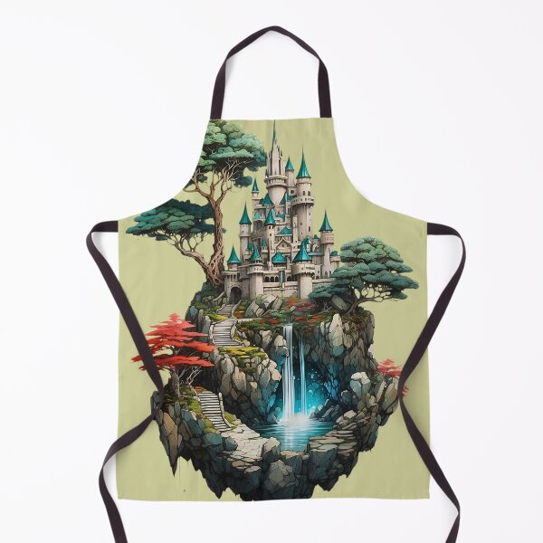 Item preview, Magical Castle at the top of a rocky hill designed and sold by BorgSpareParts.