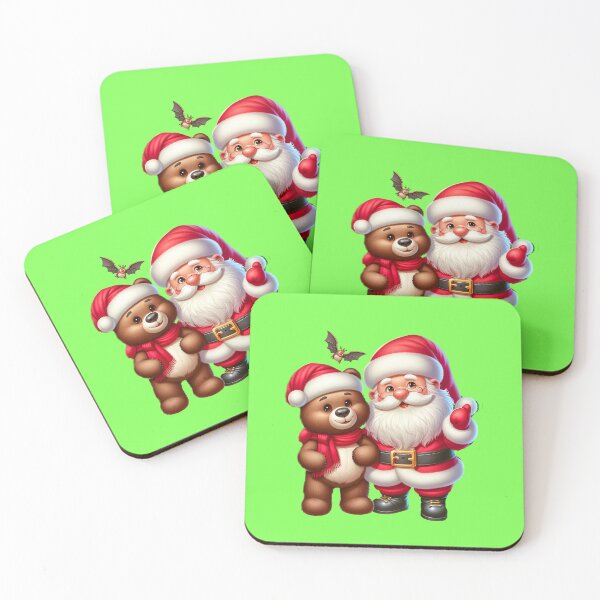 Item preview,  Adorable Santa And Baby Bear designed and sold by DigiDreamyArt.
