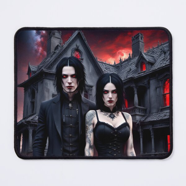 Item preview, Vampire couple, gothic love designed and sold by GothicRubette.