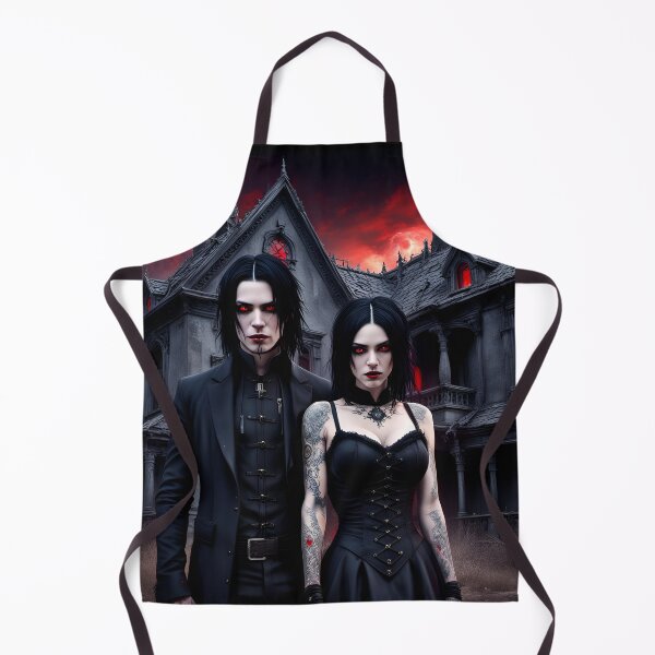 Item preview, Vampire couple, gothic love designed and sold by GothicRubette.