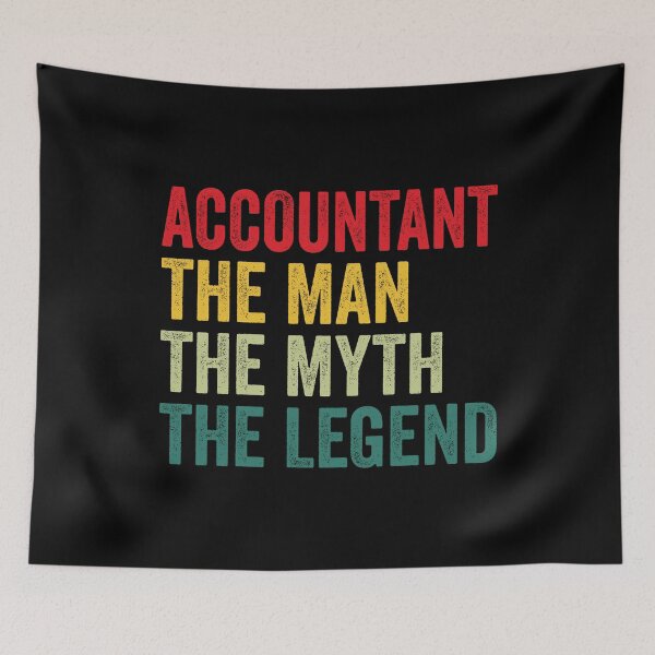 Item preview, Accountant Mens Gift, Man Myth Accountant Legend, Funny Accountant designed and sold by vzrnmichsudops.