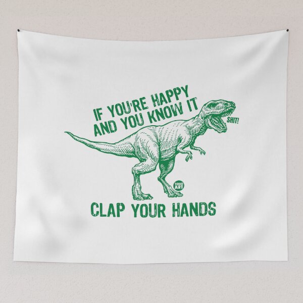 Item preview, CLAP YOUR HANDS T REX designed and sold by TODD GOLDMAN.