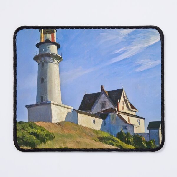 Item preview, the lighthouse at two ights edward hopper painting designed and sold by Amy-Hamilton.