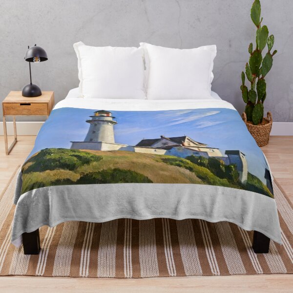 Item preview, the lighthouse at two ights edward hopper painting designed and sold by Amy-Hamilton.