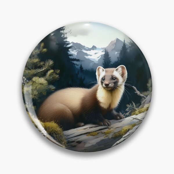 Item preview, Marten animal art designed and sold by RubisLeaf.