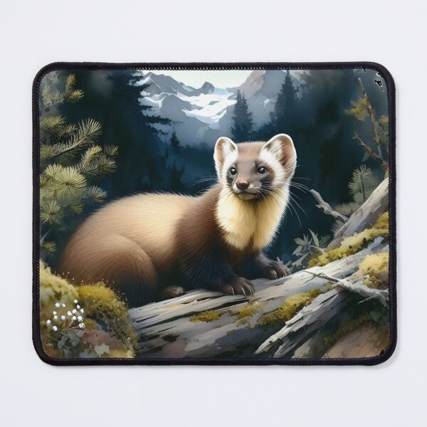 Item preview, Marten animal art designed and sold by RubisLeaf.