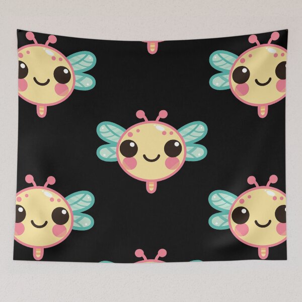 Item preview, Cute Vectoral Dragonfly Face designed and sold by ArtfulWeave.