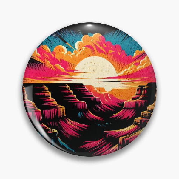 Item preview, Grand Canyon Retro Sunset Design designed and sold by RedDesignSyc.