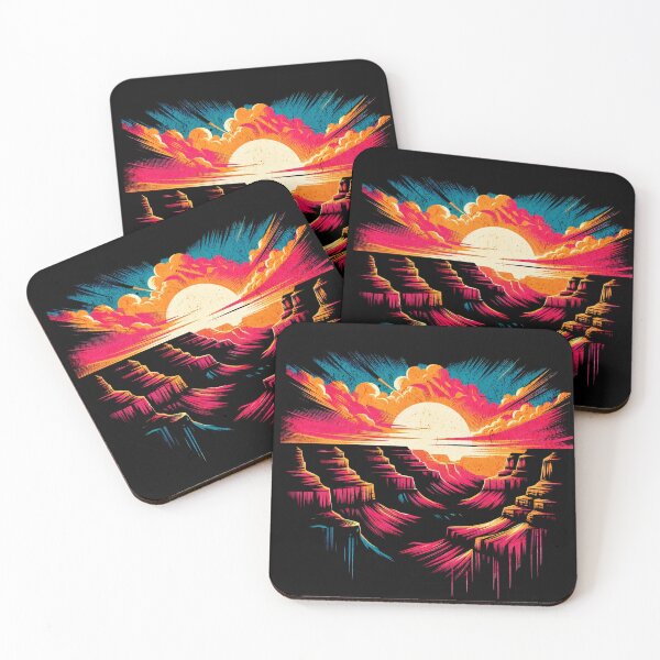 Item preview, Grand Canyon Retro Sunset Design designed and sold by RedDesignSyc.