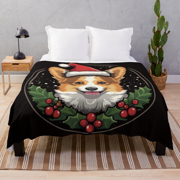 Item preview, Christmas Corgi designed and sold by creativellashop.