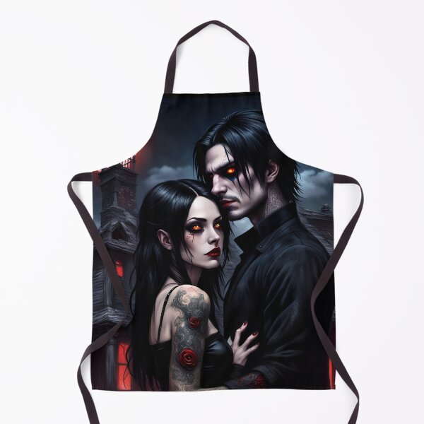 Item preview, Vampire couple, gothic love designed and sold by GothicRubette.