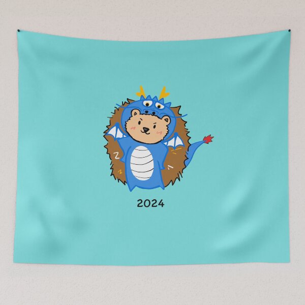 Item preview, a dashing hedgehog transformed into a blue dragon designed and sold by s-ton.