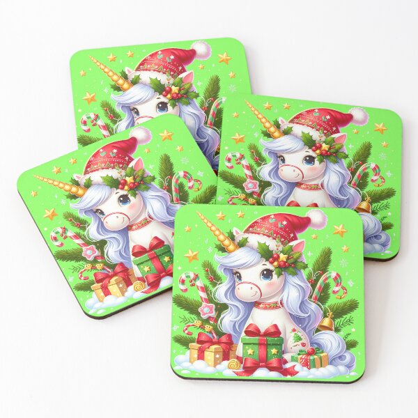 Item preview,  Adorable Little Christmas Unicorn designed and sold by DigiDreamyArt.