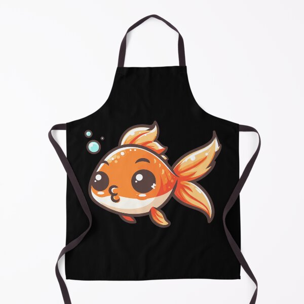 Item preview, Cute Vectoral Goldfish Face designed and sold by ArtfulWeave.