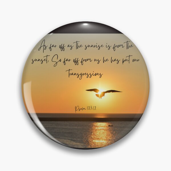 Item preview, Forgiveness Encouragement Ps 103:12 designed and sold by CassLinDesigns.
